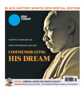 USA Today 2018 Blak History Month Special cover - FULL