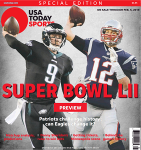 USA Today Super Bowl Preview 2018 cover