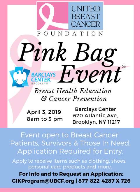 Barclays Center Pink Bag Event® - United Breast Cancer Foundation