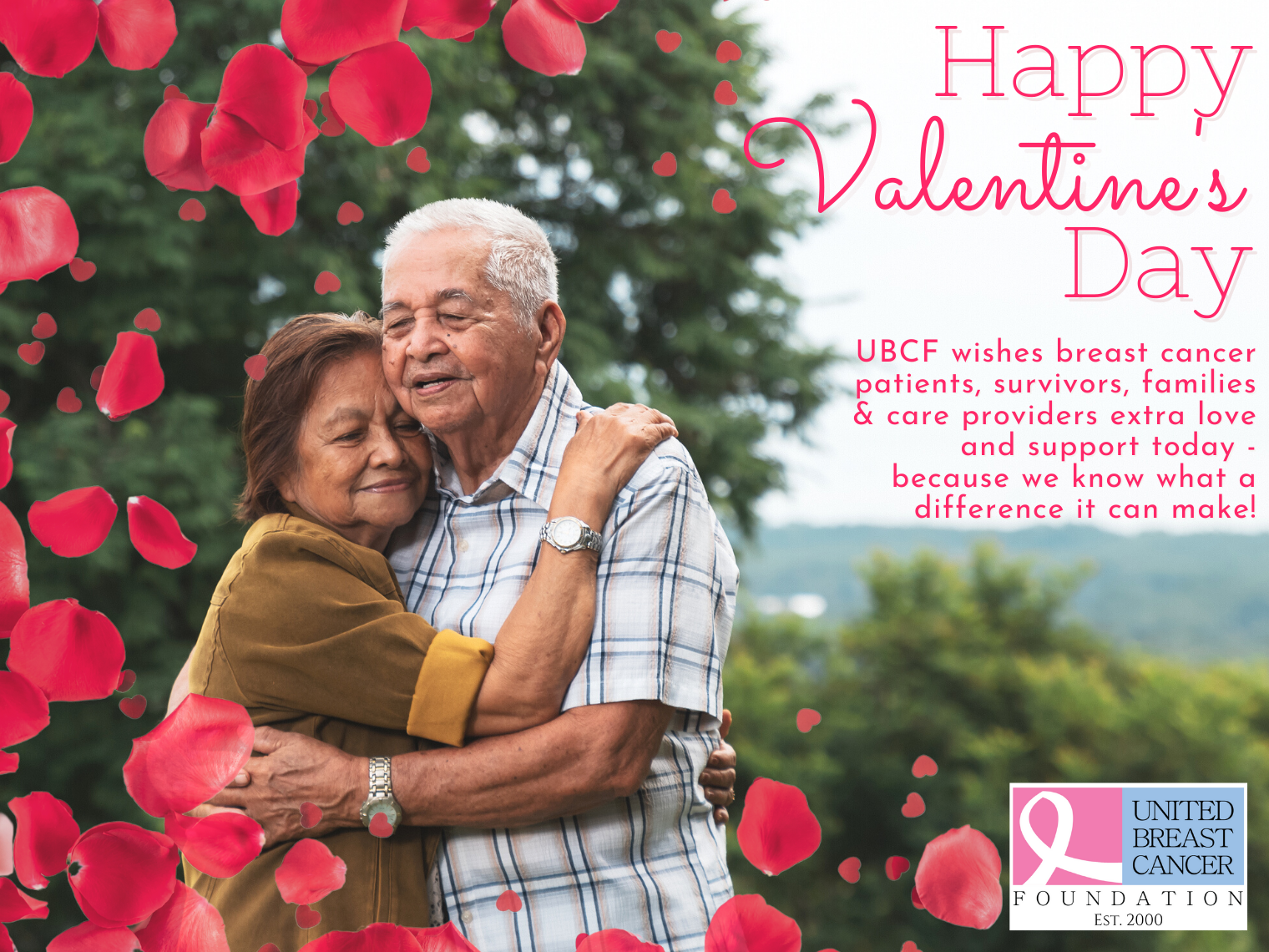 UBCF wishes breast cancer patients, survivors, families & care givers a happy Valentine's Day!