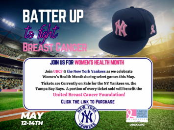 United Breast Cancer Foundation & the New York Yankees Team-up for Women's  Health Month - United Breast Cancer Foundation
