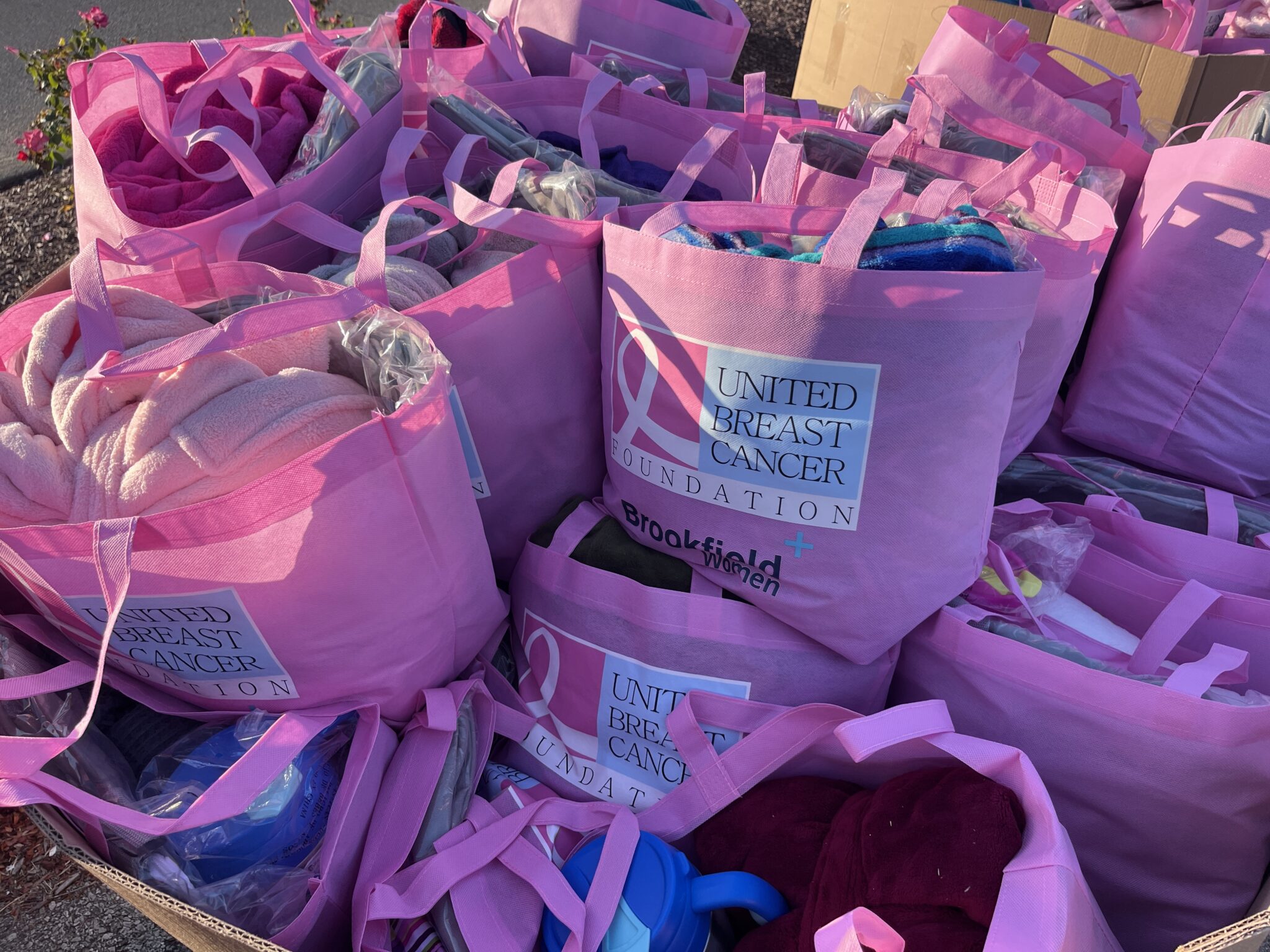 United Breast Cancer Foundation's Mattress and Pink Bag Event Gifts