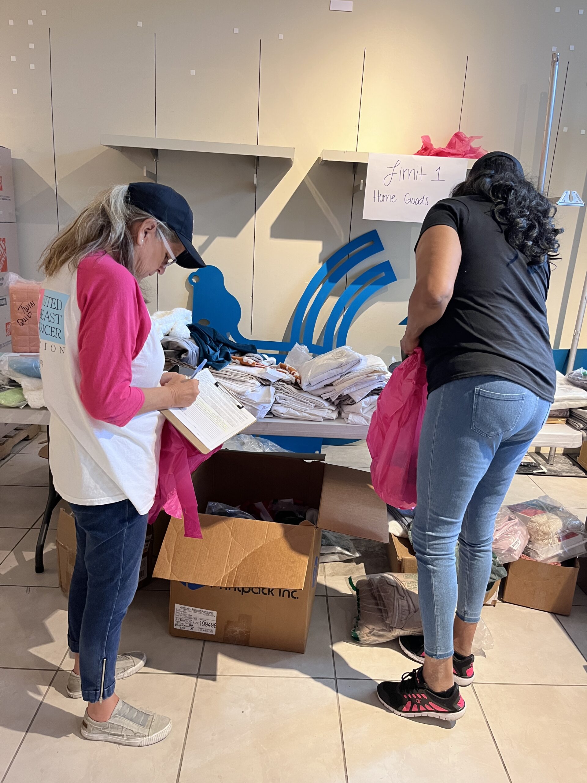 United Breast Cancer Foundation's Mattress and Pink Bag Event Gifts